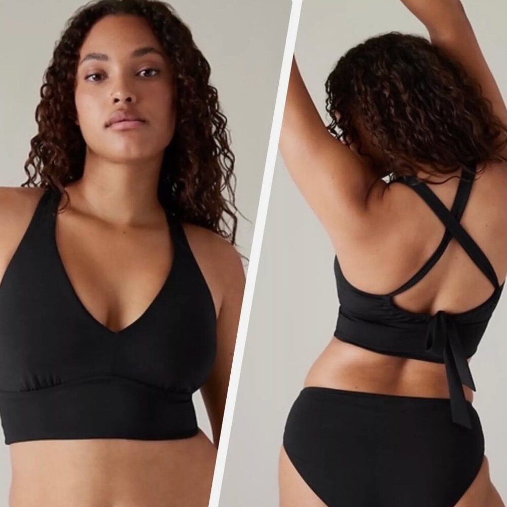 Athleta Plunge Bikini Top NWT